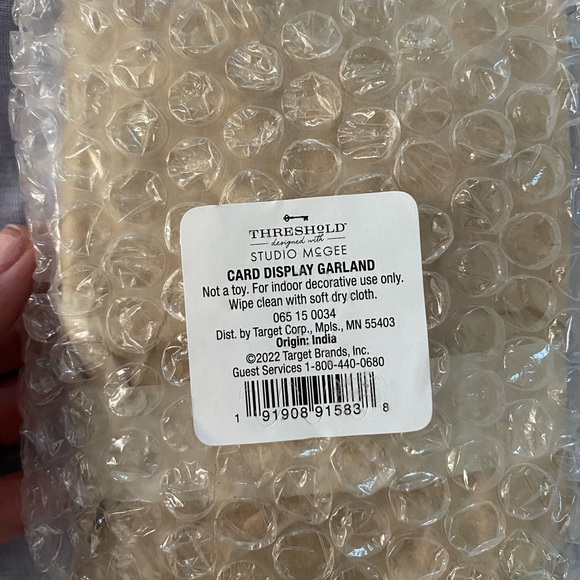 NWT Threshold Designed With Studio McGee Card Display Garland - Picture 5 of 5